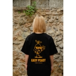 T-Shirt Black Easy Peasy Logo - Image 2